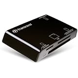 Transcend P8 15-in-1 USB 2.0 Flash Memory Card Reader TS-RDP8K (Black)