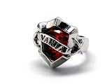 Katekyo Hitman Reborn Cosplay Costume Accessories - 4th Version 7 Gem Vongola Rings Set