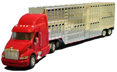 41nVCWmmrbL Peterbilt Livestock RC Electric 1:32 Semi Truck