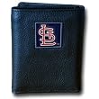 St. Louis Cardinals Executive Trifold Leather Wallet - MLB Baseball Fan Shop Sports Team Merchandise