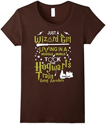 Women's The World Train Potter T Shirt Medium Brown