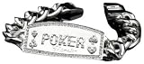 Trademark Poker Link Poker Champion Bracelet Poker Bracelet (Silver)