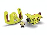 Fisher Price Transportation System Remote Control Bi Plane with Loopy Loco amp Darren