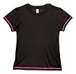 Semi-Sheer Crewneck Tee Shirt