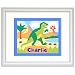 Dinosaurland White Personalized Print