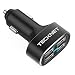 TECKNET USB Car Charger[2Pack], 48W 2-Port Cigarette Lighter Fast Chargering, PD&QC3.0 USBC Car Charger Adapter Compatible with iPhone 17/16/15/14 Pro Max/Plus Galaxy