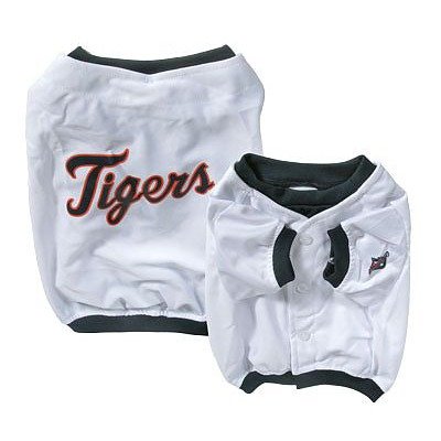 Sporty K9 Detroit Tigers Pet Jersey - White Medium