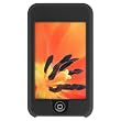 APPLE IPOD TOUCH 8GB / 16GB (Not for iPod Touch 2nd / 3rd Generation) BLACK Hard Plastic Snap-On Protective Faceplate Carrying Case With Removable Belt Clip