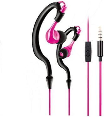 Kimmar Handfree Exercise/Running/Sports & Gym Headset Earphone Headphone With Microphone For IOS Android Smartphone and Mp3 (Pink)