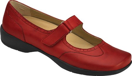 Drew Shoe Women's Isabel Mary Jane,Red Leather,6.5 M US