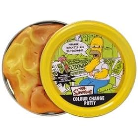 Simpson's Atomic Colour Changing Putty  - Homer (Orange Putty)