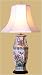 Luxury Gift - 32" Fine Chinese Birds & Flowers White Porcelain Hexagonal Vase Oriental Table Lamp