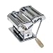 Küche & Haushalt : Top Hit 224773 Nudelmaschine, Metal verchromt, 14,5 cm breit, mit 3 Walzen für Spaghettie, Bandnudeln oder Lasagneplatten, mit Kurbel und Klemmbügel