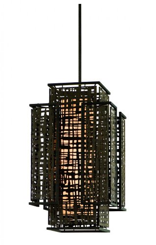 Corbett Lighting 105-72 Shoji Foyer Large Pendant, Bonsai Bronze