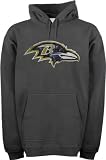 Baltimore Ravens Charcoal Vintage Logo III Hooded Sweatshirt