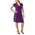 Mossimo&reg; Black Plus Wrap Dress - Purple
