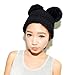 LOCOMO Men Women Boy Girl Cute Mickey Mouse Ear Knit Beanie Hat Cap FAF027 Black