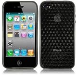 BLACK HYDRO GEL CASE COVER FOR IPHONE 4