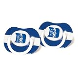 Duke Blue Devils Duke Blue-White Striped 2-Pack Team Logo Pacifiers