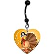 Pilgrim Turkey Thanksgiving Belly Ring