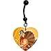 Pilgrim Turkey Thanksgiving Belly Ring