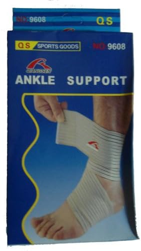 Ankle Support Compression Elastic Wrap, Pain Relief, Reduce Swelling in Feet, Help with Tendonitis, Arthritis, Walking, Ankle, Foot, Aches, Protection and Support, Healing Wrap