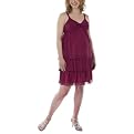 Liz Lange&reg; Tiered Dress w/Straps - Raspberry