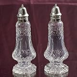 BRANDON SHAKER SET - BRANDON 24% CRYSTAL SALT SHAKERS