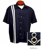 Racing V8 - Button Down Camp Style Shirt with V8 butttons