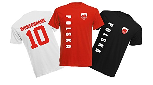 11 x Kinder T-Shirt Trikot Look – MINI EM 2016 – Polen