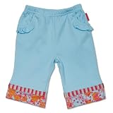 Rabbit Moon Bougainvillea Blue Knit Pant by Rabbit Moon