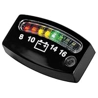 Kuryakyn 4218 Black L.E.D. Battery Gauge