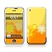Retro Orange Flowers Design Protective Skin Decal Sticker for Apple iPhone (2G)1st Generation