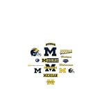 Michigan Wolverines Team Logo Assortment Fathead Jr. Wall Decal