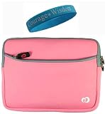 Baby Pink Glove Case for Barnes and Nobles Nook eReader + Wristband