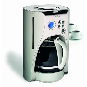 Prestige Deco Digital Coffee Maker, Almond, 1.5 Litre
