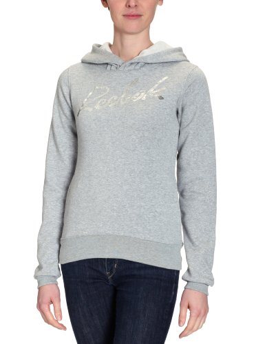 Reebok Damen Kapuzen Pullover Script OH, rbk med grey heather, M, K88146 Preisvergleich