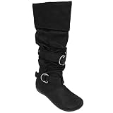Women's Bamboo by Journee Zen Faux-Suede Boots - Black