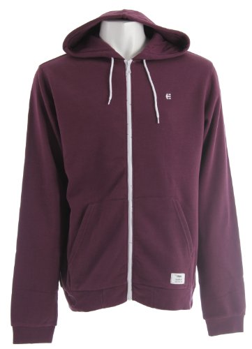 Etnies Men’s Classic Zip Fleece, Eggplant, Medium