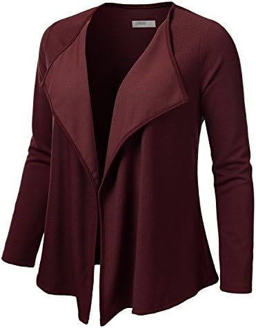 J.TOMSON PLUS Womens Form Fitting Boyfriend Blazer Plus Size BURGUNDY X-LARGE