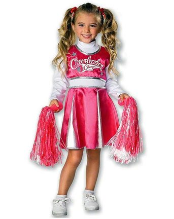 Rubies Costume Co Child Cheerleader (pink/white)