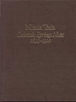 Nikola Tesla: Colorado Springs Notes, 1899-1900
