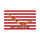 1st Navy Jack - Don't tread on me Flag - 3ft x 5ft Nylon