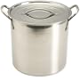 Good Cook 8 Quart Covered Stainless Steel Stock Pot