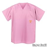 University of Tennessee Pink Scrubs Tops SHIRT Tennessee Vols Logo For HER -Officially Licensed NCAA College Logo Apparel Unique GIFT Ideas For Mom Nurses Ladies Students Graduation