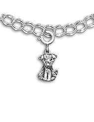 Sterling Silver Jack Russell Charm for Charm Bracelet by the Magic Zoo