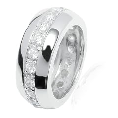 Rafaela Damen-Ring Donata Argento Classico Sterling Silber Zirkonia weiss Gr.50 (15.9) 608001080 50