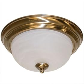 Multi-Purpose Ceiling Fixture in Burnished Bronze - Energy Star Size: 5.5 H x 13.25 W by Thomas Lighting