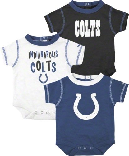 Reebok Indianapolis Colts Infant 3 Pc. Creeper Set Infant 12 Months