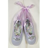 KAMARA Flower Girl Ballet Slippers Lavender BALLET Dance Girls Shoes 4-2